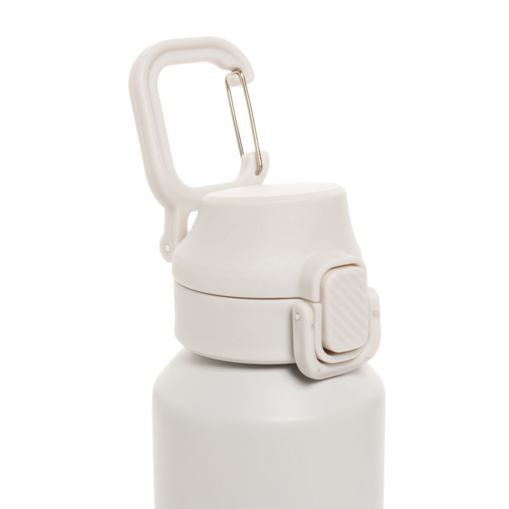 XDP437.50-23Via RCS Re-Steel Sportflasche mit Verschluss_ 600ml_ beige