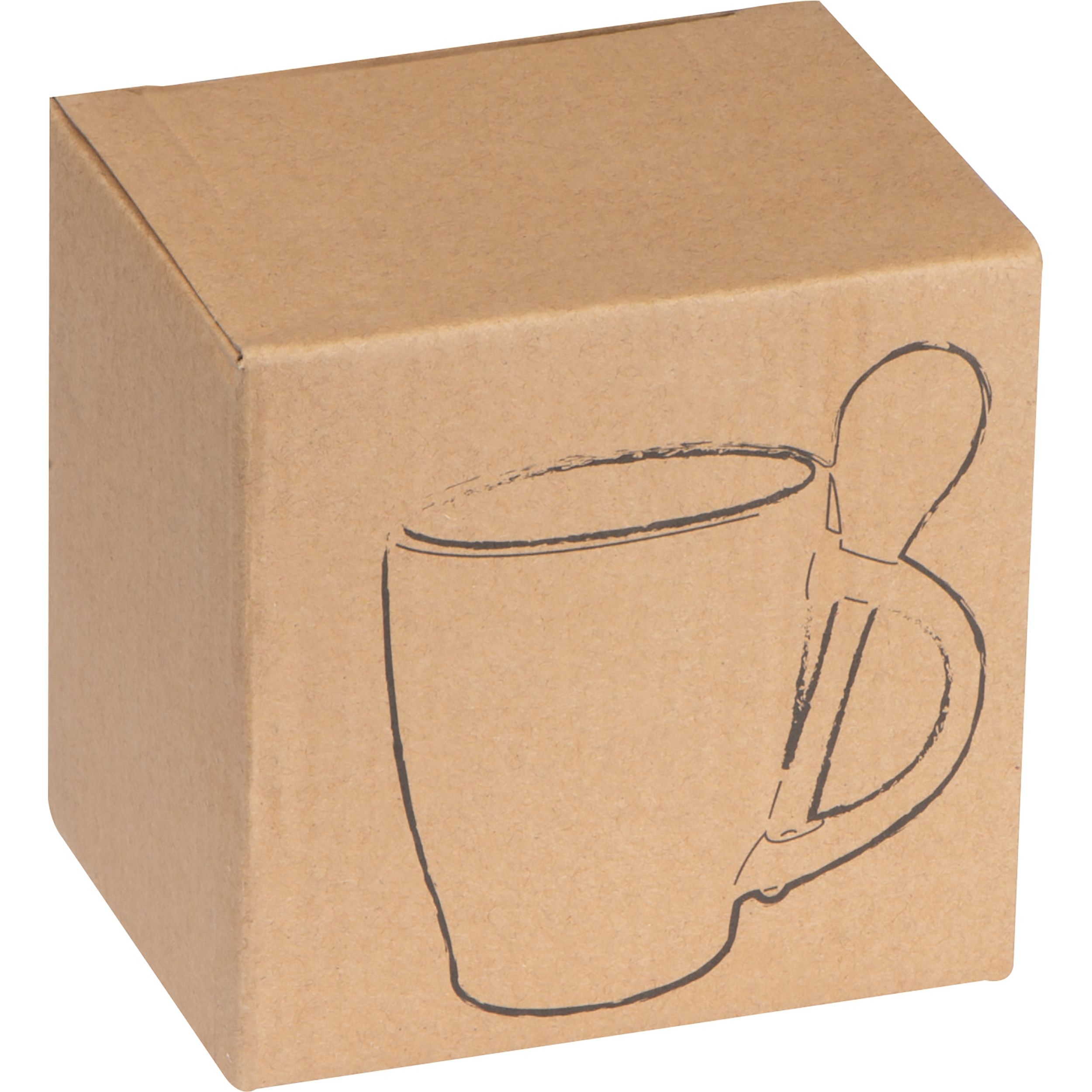 MA85095-10Tasse aus Porzellan mit Loeffel_ 250ml ARMANDO_ orange