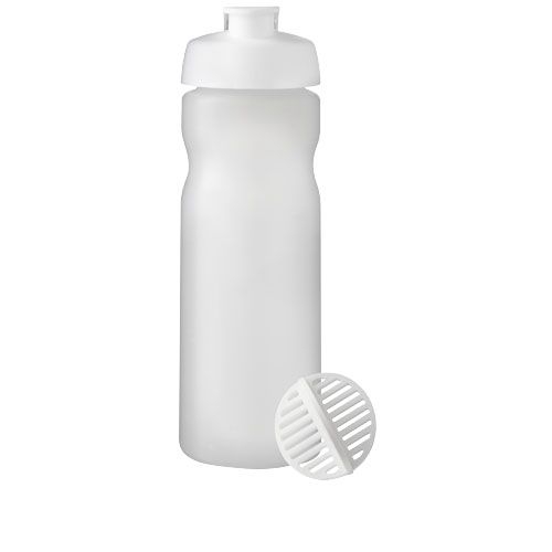 PF210703-1Baseline Plus 650 ml Shakerflasche_ weiss_klar mattiert