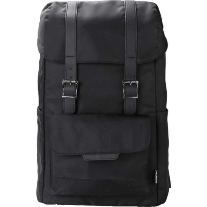GI1015156rPET _290T_ Polyester Twill Rucksack mit Lasche Marlowe