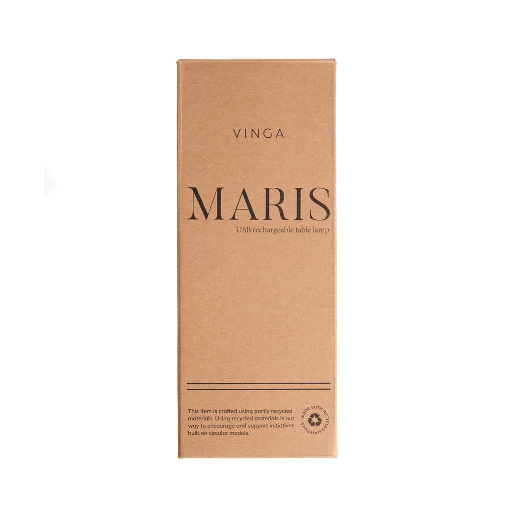 XDV51300-19VINGA Maris Tischleuchte aus RCS recyceltem ABS_ beige