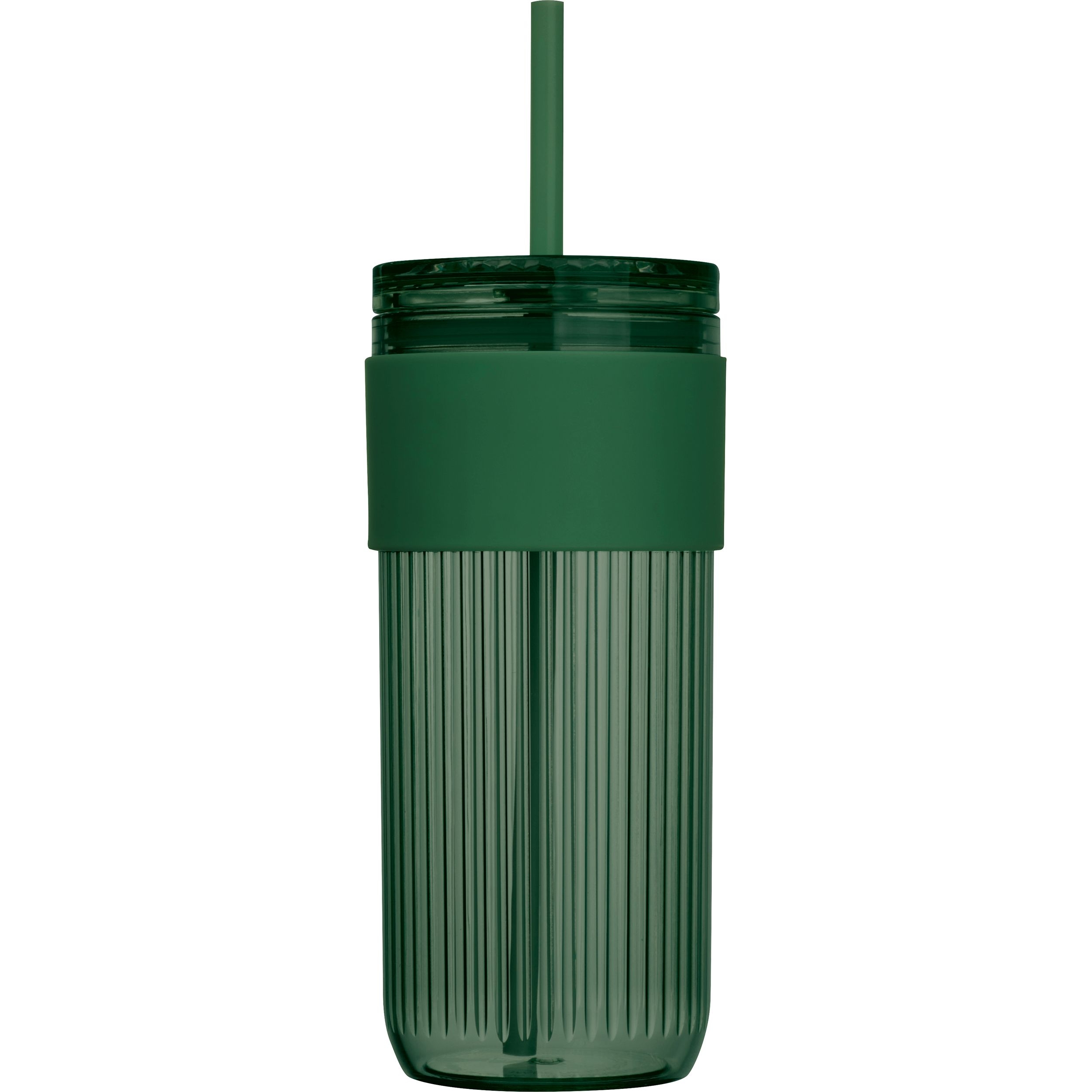 MA85529-09Becher mit Trinkhalm_ 660ml SOLEDAD_ gruen