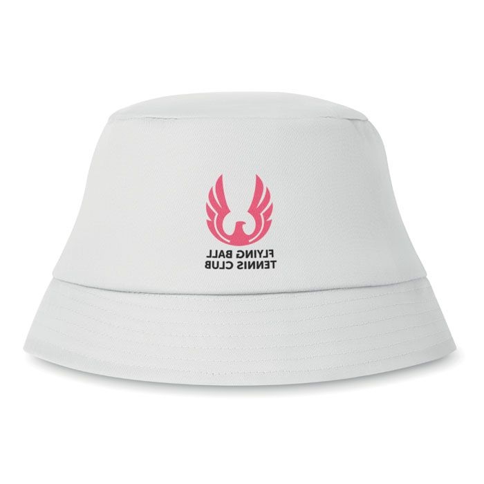 KC1350-06Bilgola Bucket hat baumwolle 160 g_m²_ weiss
