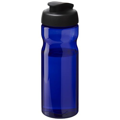 PF210097-12H2O Active® Eco Base 650 ml Sportflasche mit Klappdeckel_ blau_schwarz PF210097-12H2O Active® Eco Base 650 ml Sportflasche mit Klappdeckel_ blau_schwarz