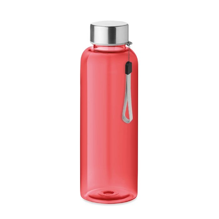 MO9910-25Utah Rpet RPET-Flasche 500ml_ Transparent Rot