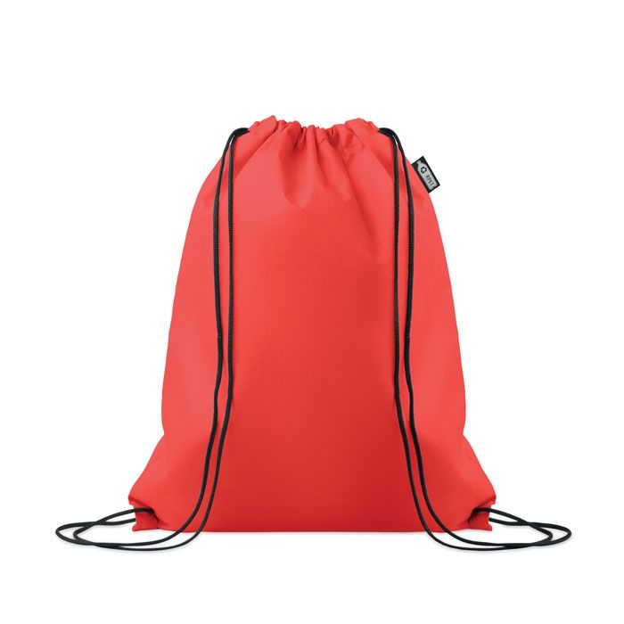 MO2809-05Daffy Rpet Beutel mit Kordelzug Non Woven_ rot