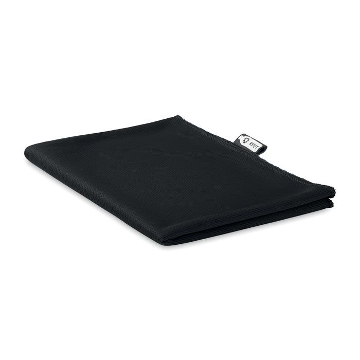 MO9918-03Tuko Rpet RPET Sporthandtuch mit Beutel_ schwarz