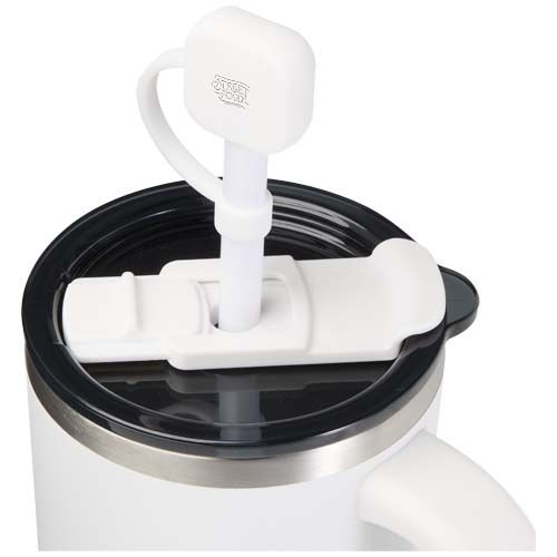 PF100875-1Sip Trinkhalm Abdeckung aus Silikon _ weiss