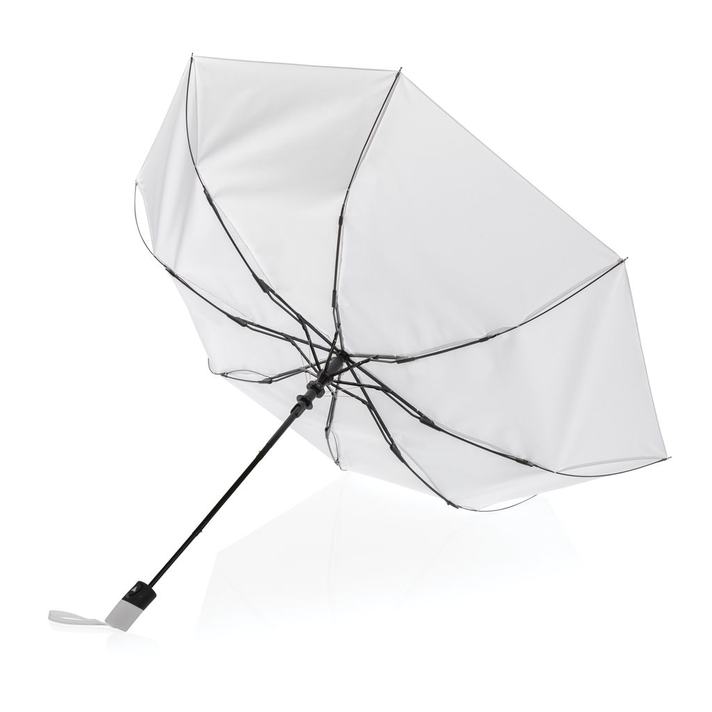 XDP850.59-321_ Impact AWARE™ RPET 190T Mini-Schirm automatic open_ weiss