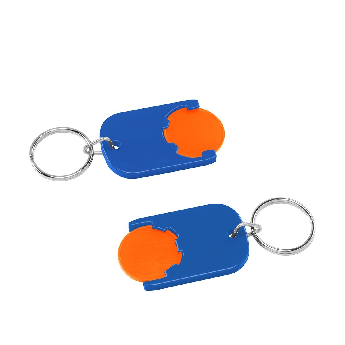 HE7555R-5-3Chiphalter mit 1€-Chip _Gamma_ orange_ blau HE7555R-5-3Chiphalter mit 1€-Chip _Gamma_ orange_ blau