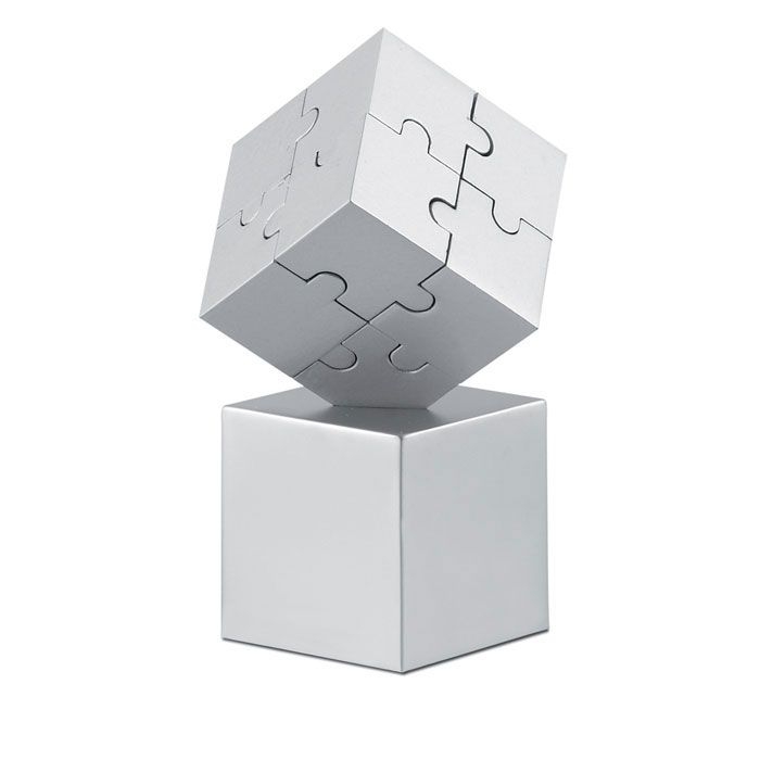 Kubzle 3D-Puzzle, mattsilber