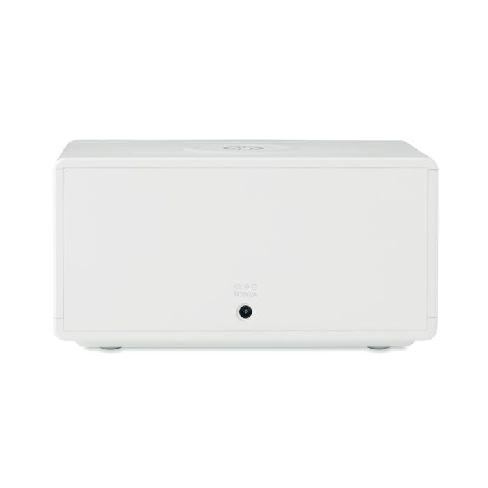 MO9588-06Sky Wireless Tischuhr mit Ladestation_ Weiss