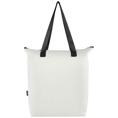 PF130092-2EcoFold faltbare RPET Kuehltasche 15 L_ sandstone