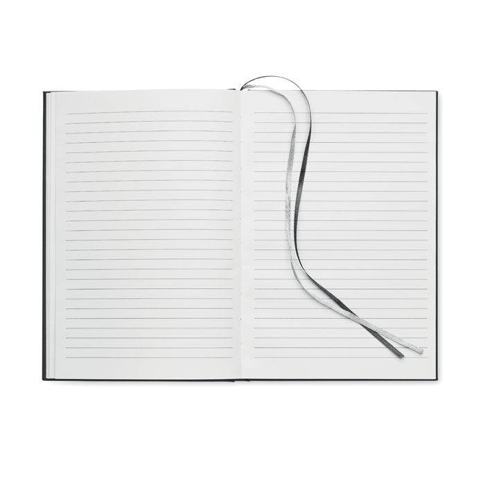 MO2718-03Journu DIN A5 Notizbuch rec. Material_ schwarz