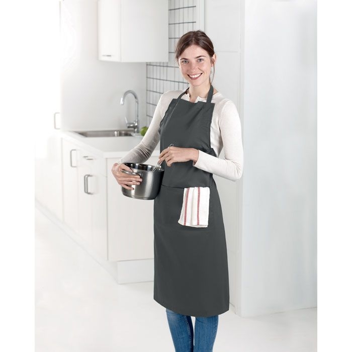 MO8441-15Fitted Kitab Kuechenschuerze_ steingrau