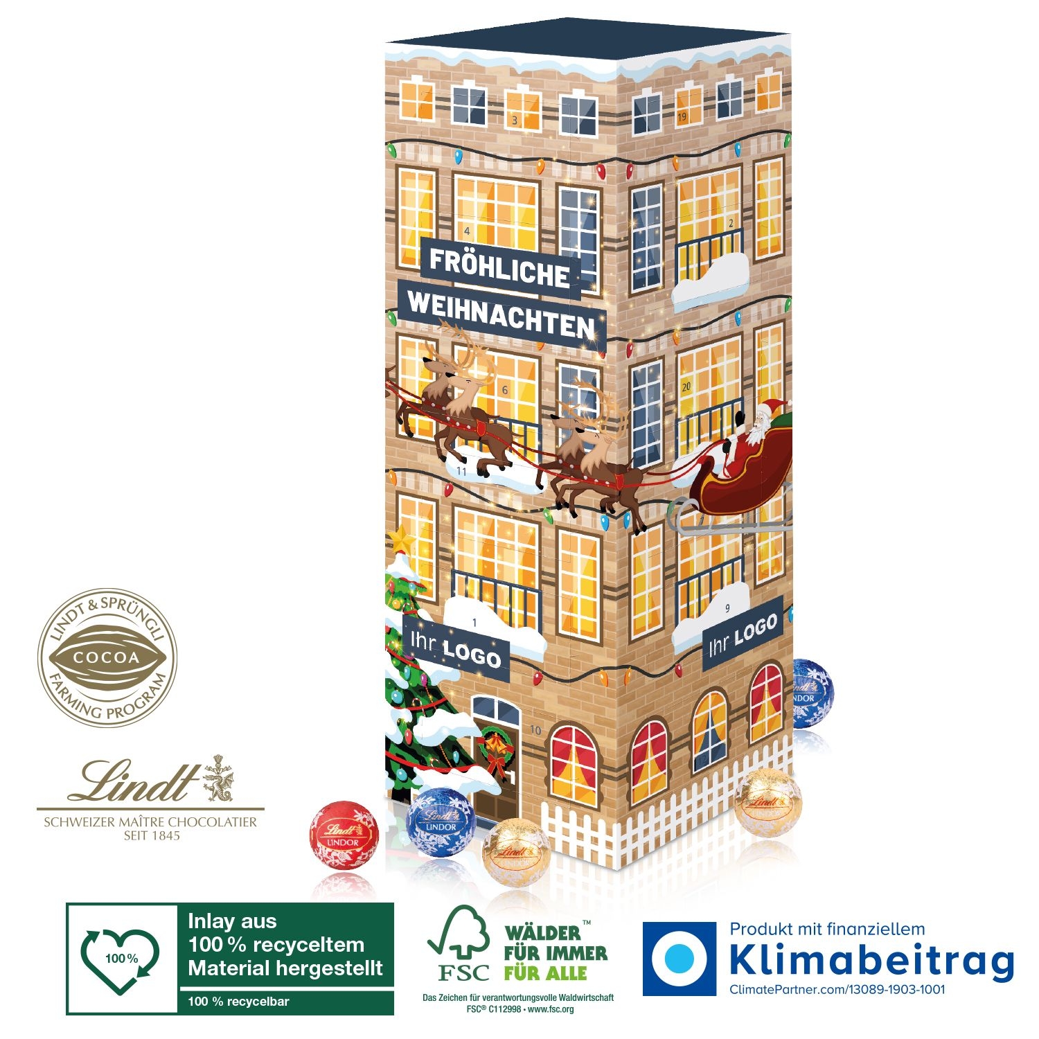 CD95358-01Adventskalender Lindt „Turm“_ Motiv-Vorlage