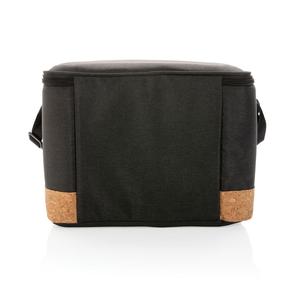 XDP422.35-1Impact AWARE™ XL RPET Two-Tone Kuehltasche mit Korkdetail_ schwarz