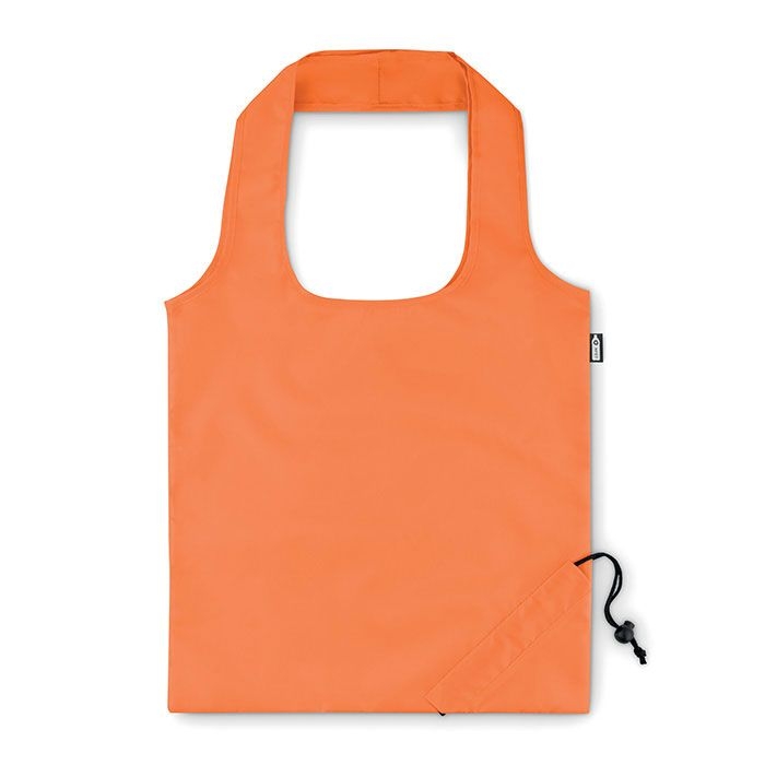 MO9861-10Foldpet Faltbare Einkaufstasche RPET_ Orange MO9861-10Foldpet Faltbare Einkaufstasche RPET_ Orange