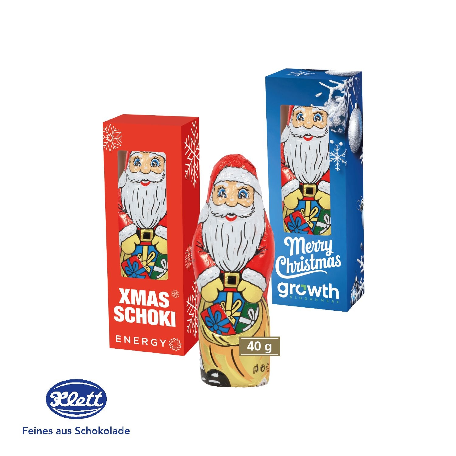 CD95537Weihnachtsmann von Klett_ 40 g