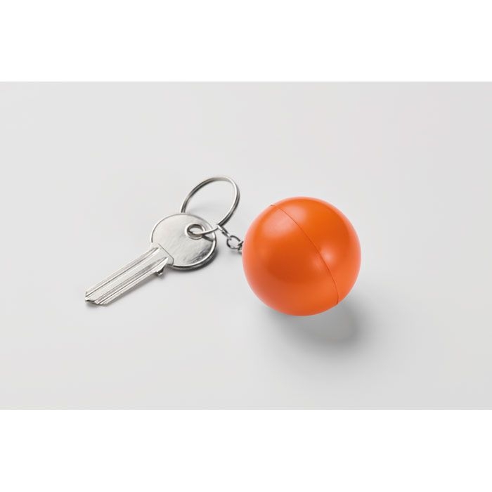 MO2454-10Cirkely Schluesselring Kugelform PU_ orange