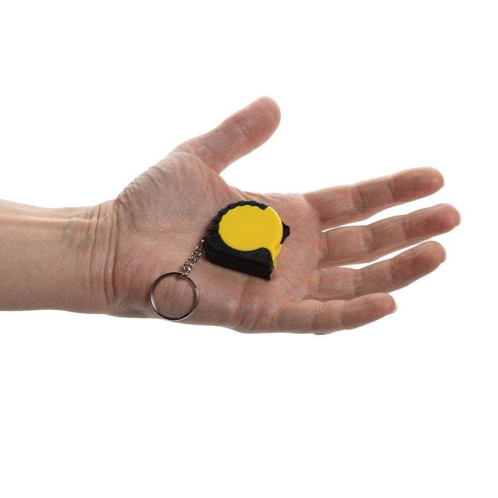 XDP191.73-06MeasureMate 1m Schluesselband aus RCS recyceltem ABS_ gelb