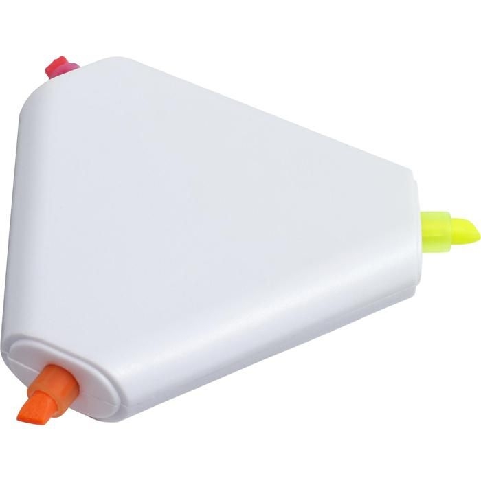 GI8672-02Textmarker aus Kunststoff Mica_ weiss