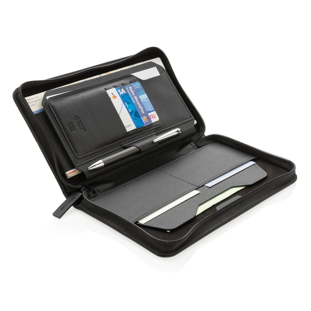 XDP820.34-1Swiss Peak Heritage RCS rPU RFID Travel Wallet_ schwarz