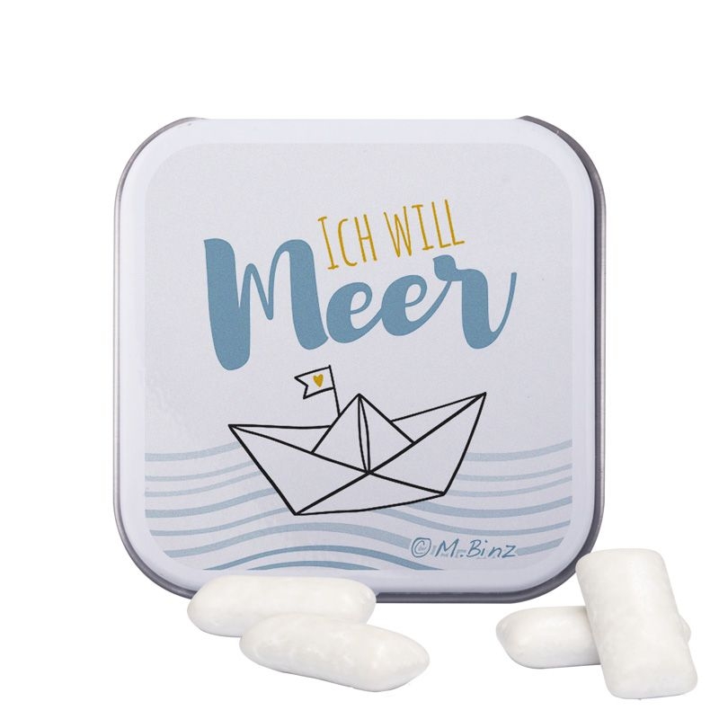 JG10169-1Dose quadratisch Kaugummi_ Koro Menthol Kaugummi