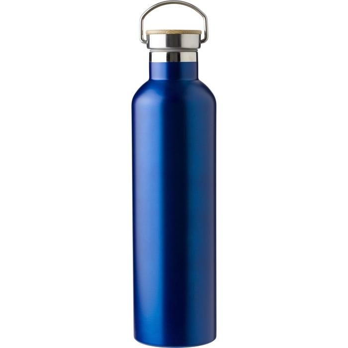 GI966256-05Doppelwandige Flasche aus Edelstahl Damien_ blau