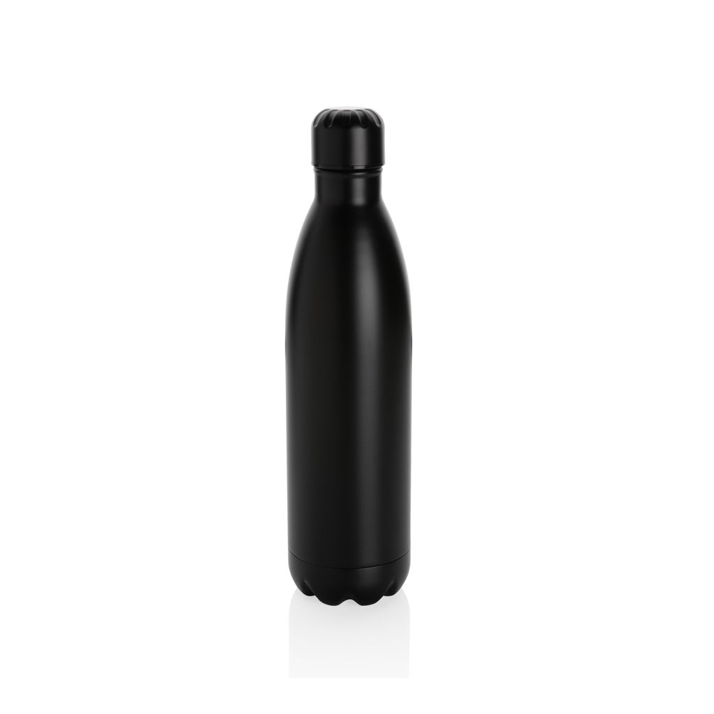 XDP436.93-1Solid Color Vakuum Stainless-Steel Flasche 750ml_ schwarz