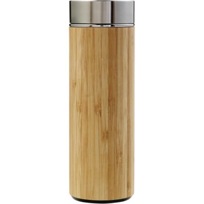 GI8858-11Doppelwandiger Isolierbecher aus Edelstahl Yara_ Braun