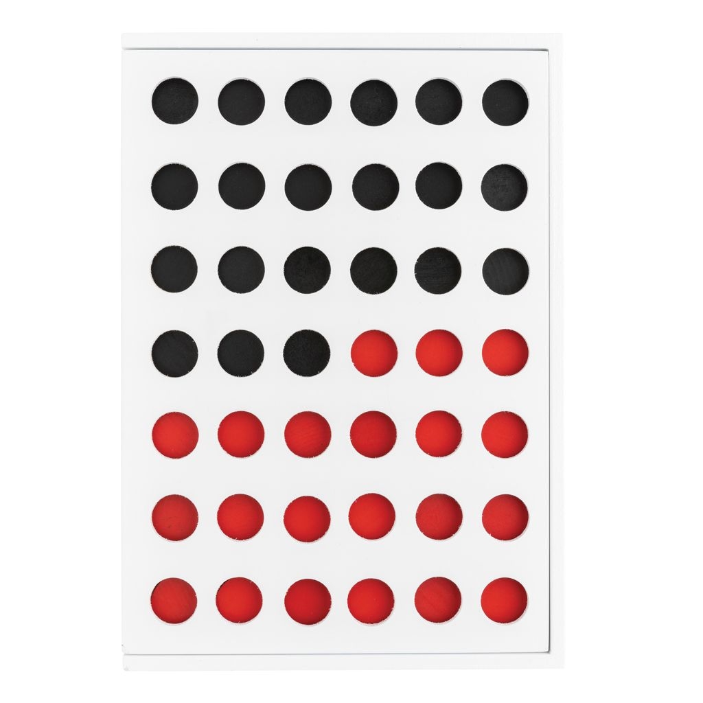 XDP940.24-3Connect Four Holzspiel_ weiss