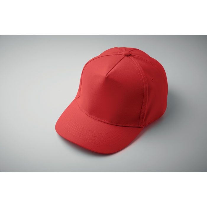 MO2345-05Sunny Baseball Kappe 5 Panels_ rot