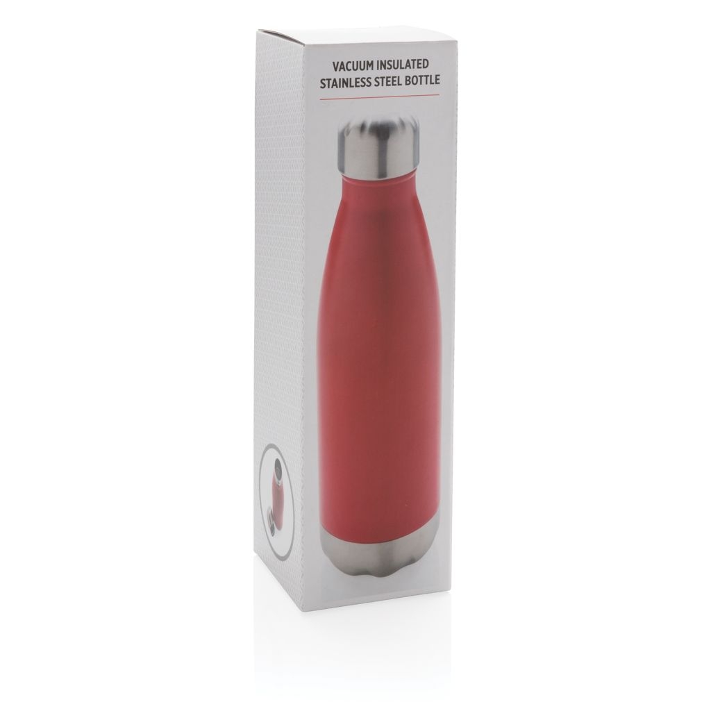 XDP436.49-4Vakuumisolierte Stainless Steel Flasche_ rot