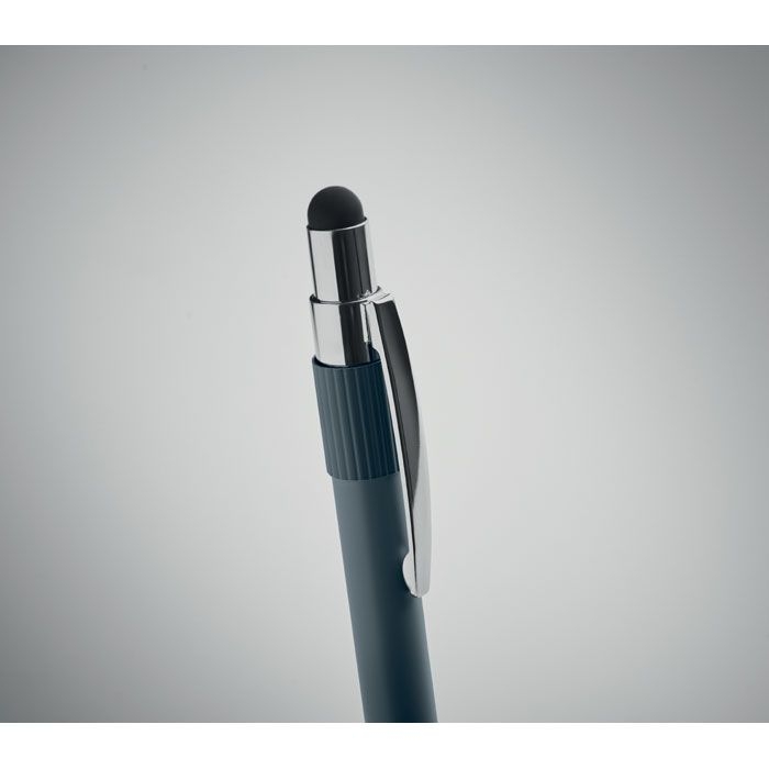 MO2488-85Edd Druckkugelschreiber mit Stylus_ marineblau