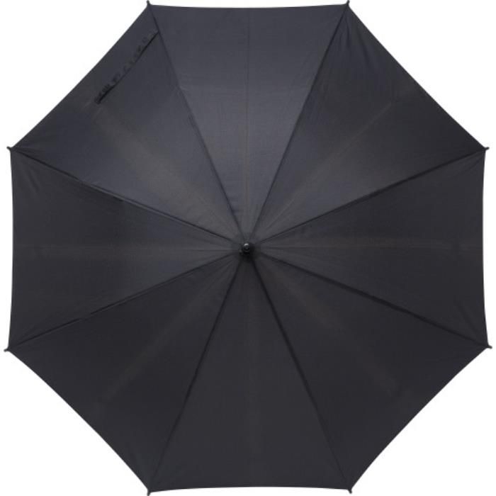 GI8467-01Automatik-Stockschirm aus rPET-Pongee Frida_ Schwarz