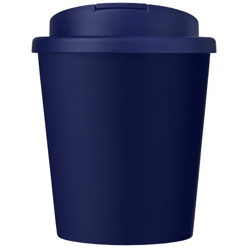 PF210455-16Americano® Espresso Eco 250 ml recycelter Isolierbecher mit auslaufsicherem Deckel_ blau