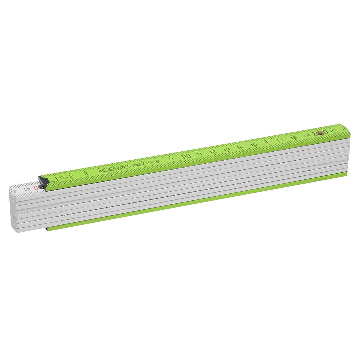 HE8662-0-2HZollstock Holz _Colour_ weiss_ hellgruen HE8662-0-2HZollstock Holz _Colour_ weiss_ hellgruen