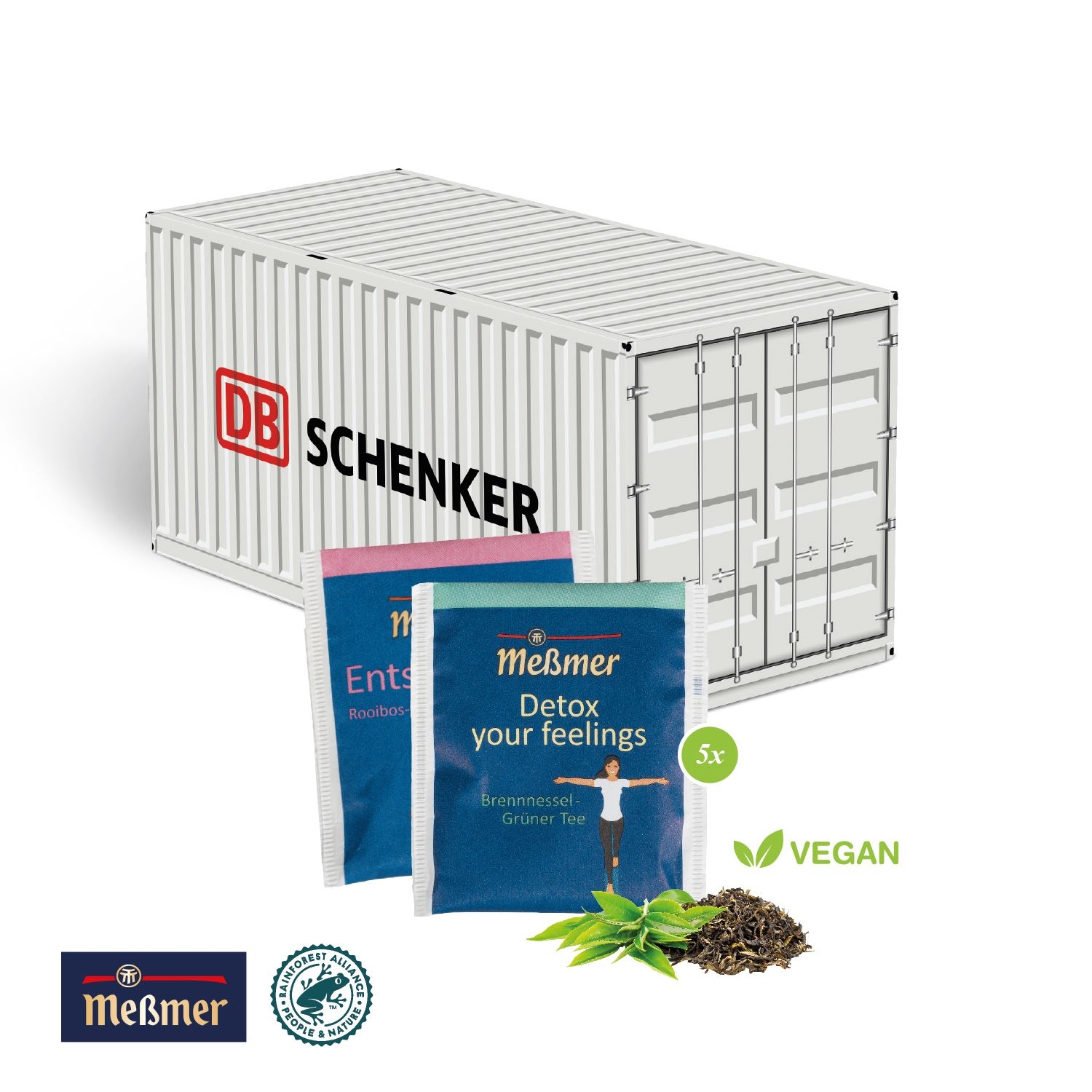 CD91687-013D Praesent _Container_ mit Messmer_ Messmer Tee