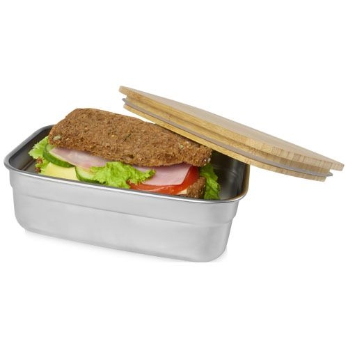 PF113275-1Tite Brotdose aus Edelstahl mit Bambusdeckel_ natural_silber