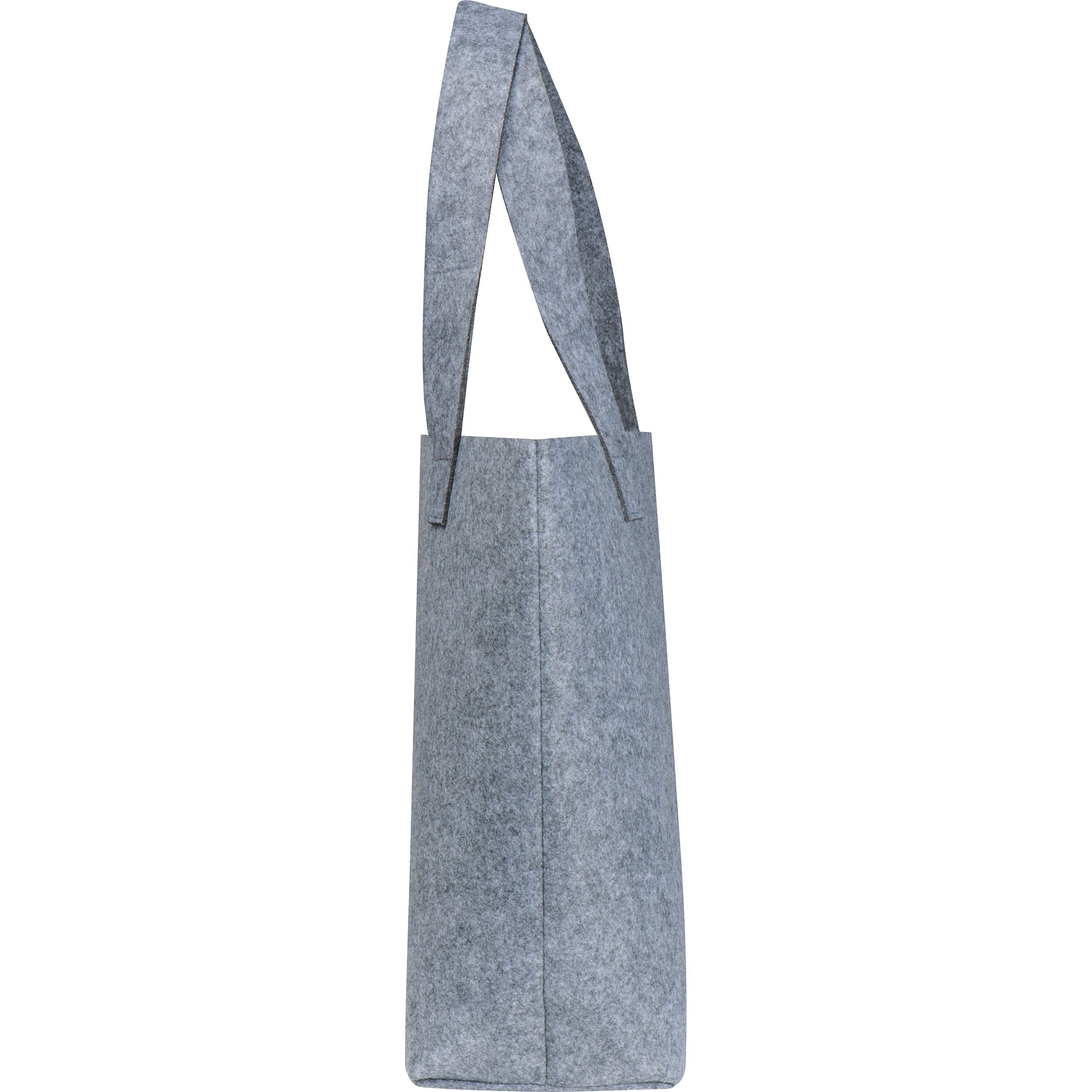 MA63725-07Shopper aus RPET Filz _ silbergrau