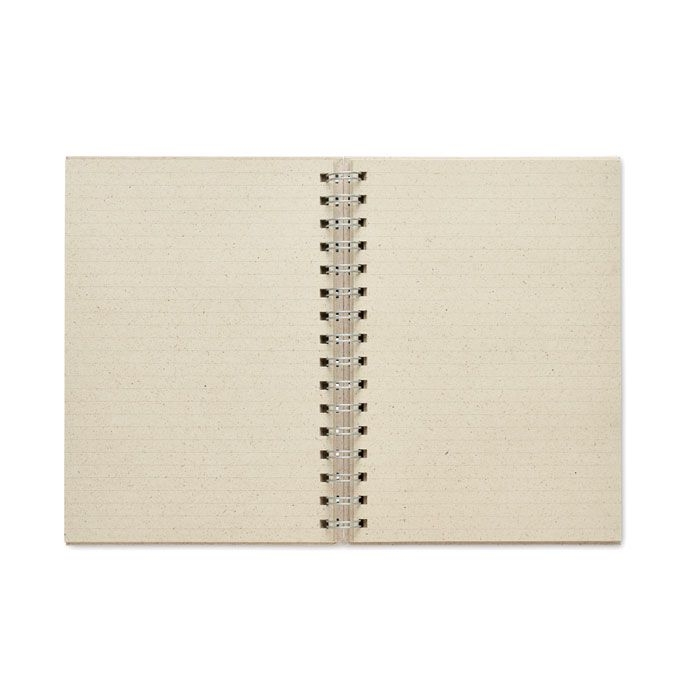 MO6541-13Grass Book DIN A5 Notizbuch Graspapier_ Beige