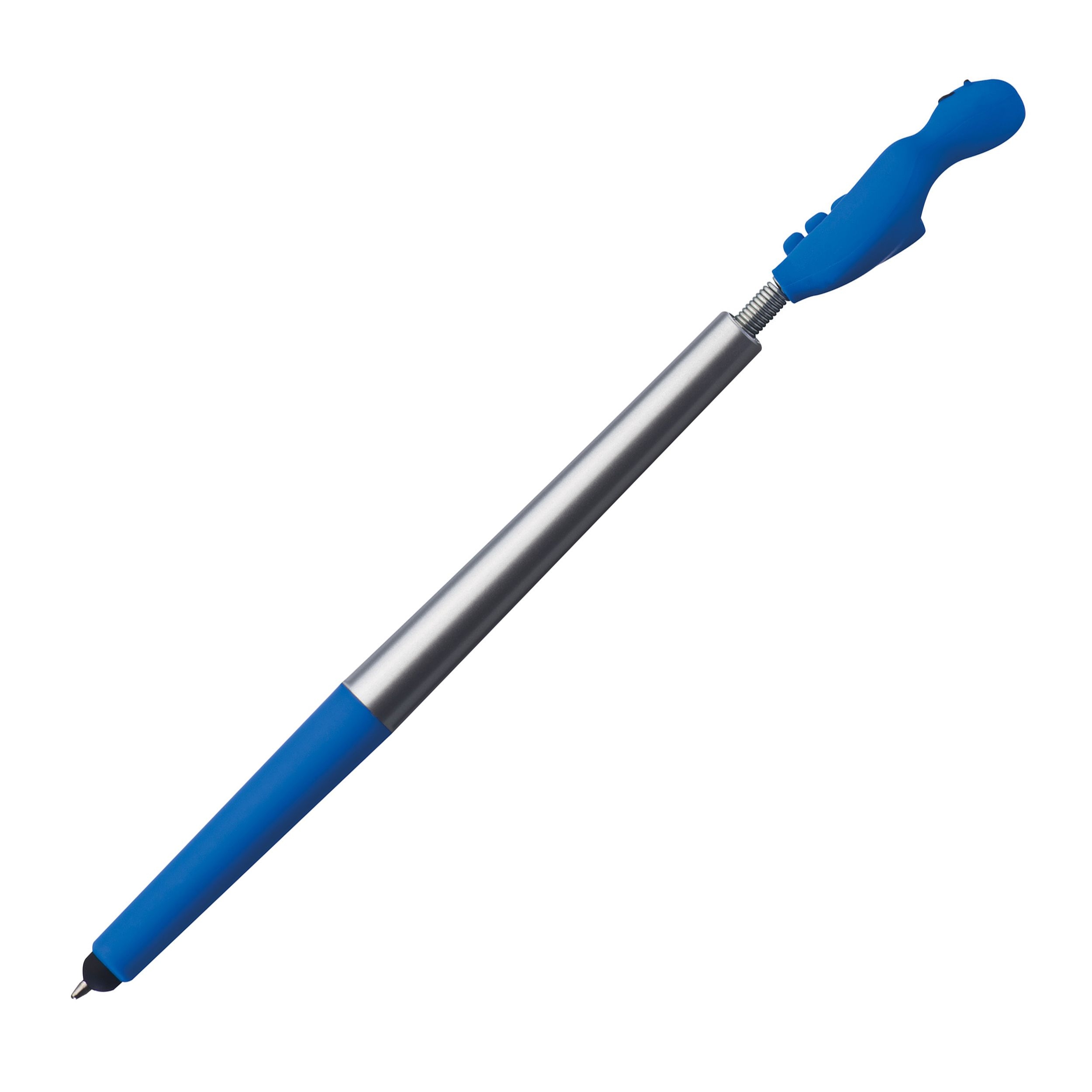 MA13415-04Smile Hand Kugelschreiber aus Kunststoff KARINA_ blau