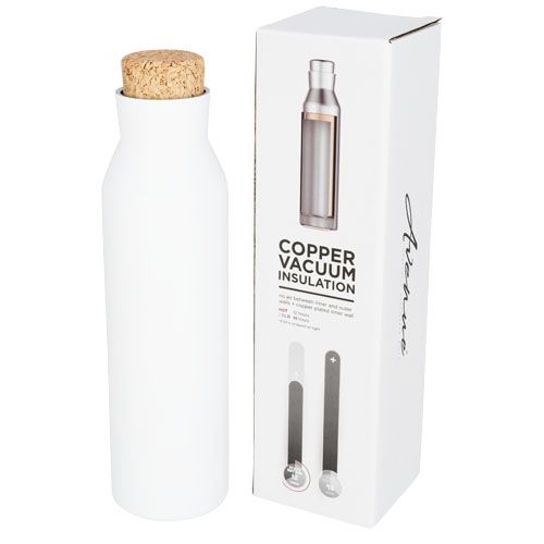 PF100535-3Norse 590 ml Kupfer-Vakuum Isolierflasche_ weiss PF100535-3Norse 590 ml Kupfer-Vakuum Isolierflasche_ weiss