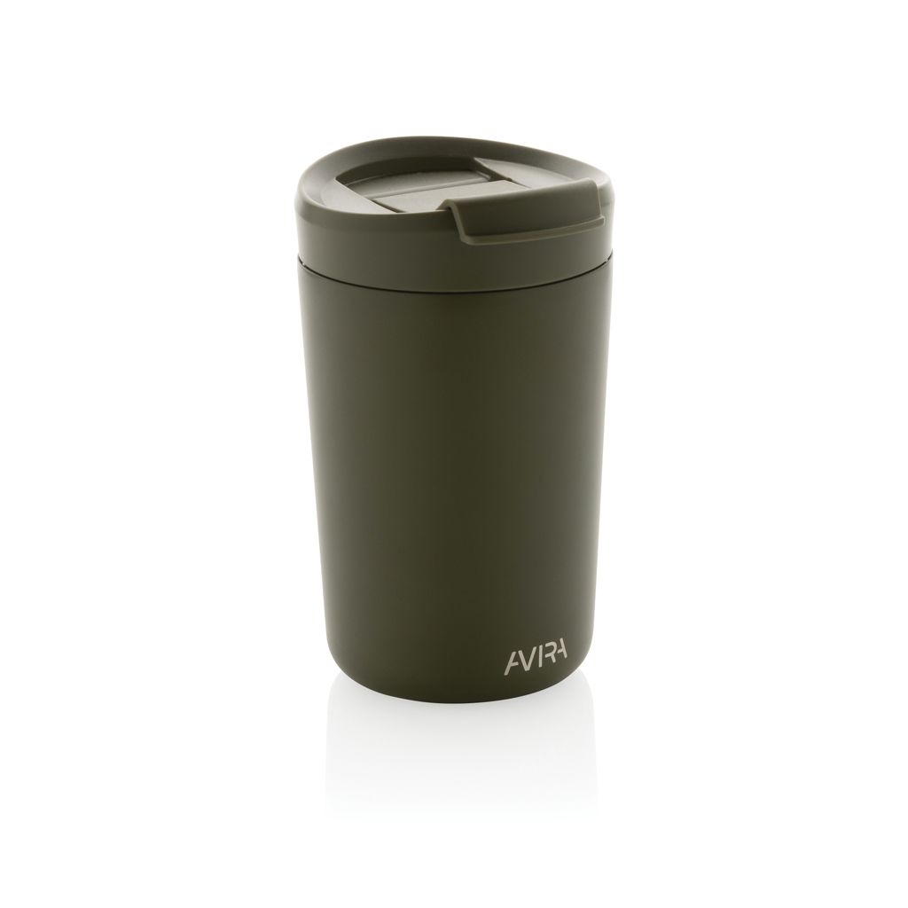 XDP438.02-8Avira Alya RCS recycelter Stainless-Steel Becher 300ml_ gruen
