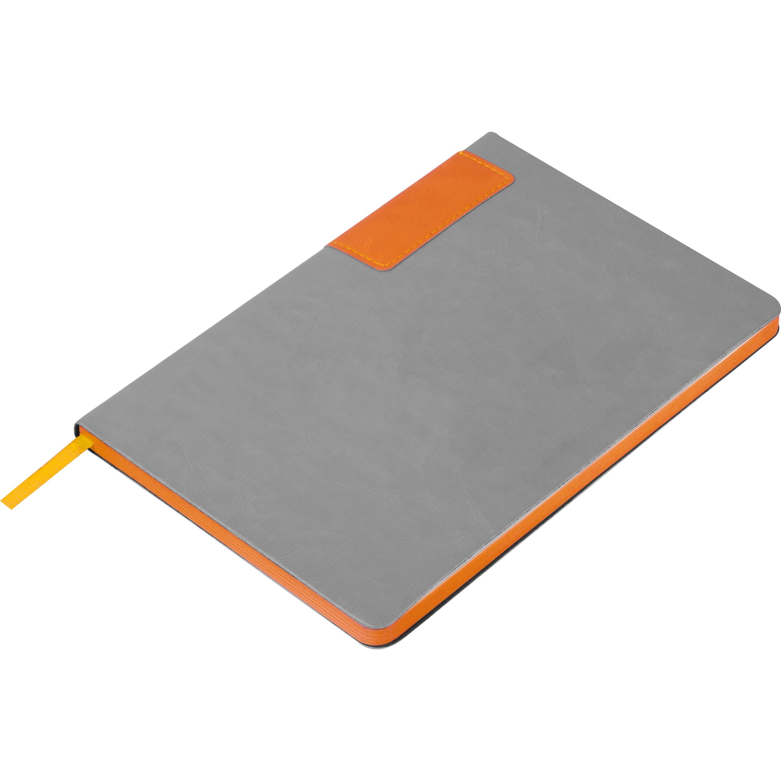 MA25477-10A5 Notizbuch mit farbigem Schnitt EVAN_ orange