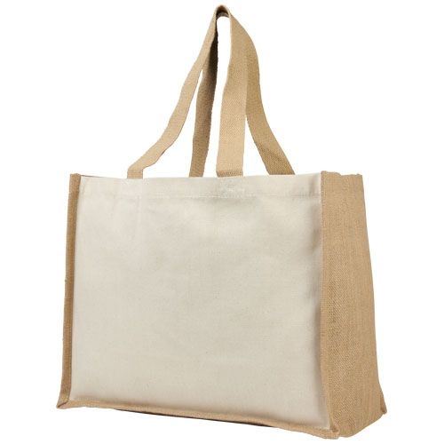 PF210701Varai 320 g_m Canvas und Jute Einkaufstasche 23L