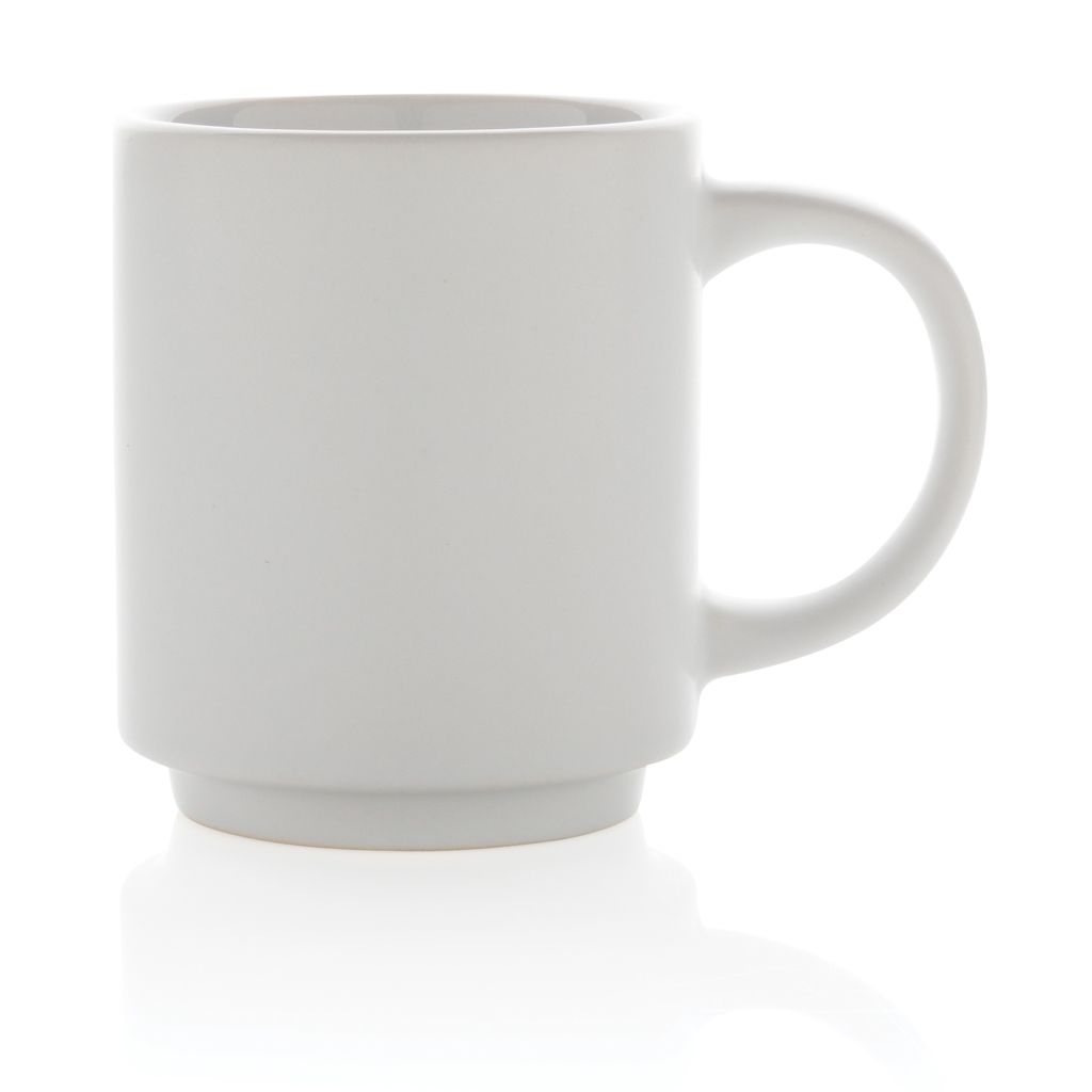 XDP434.07-3Stapelbare Keramiktasse_ 180ml_ weiss