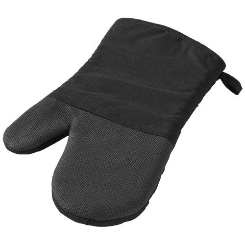 PF112607-1Maya Ofenhandschuhe mit Silikongriff_ schwarz glaenzend_schwarz