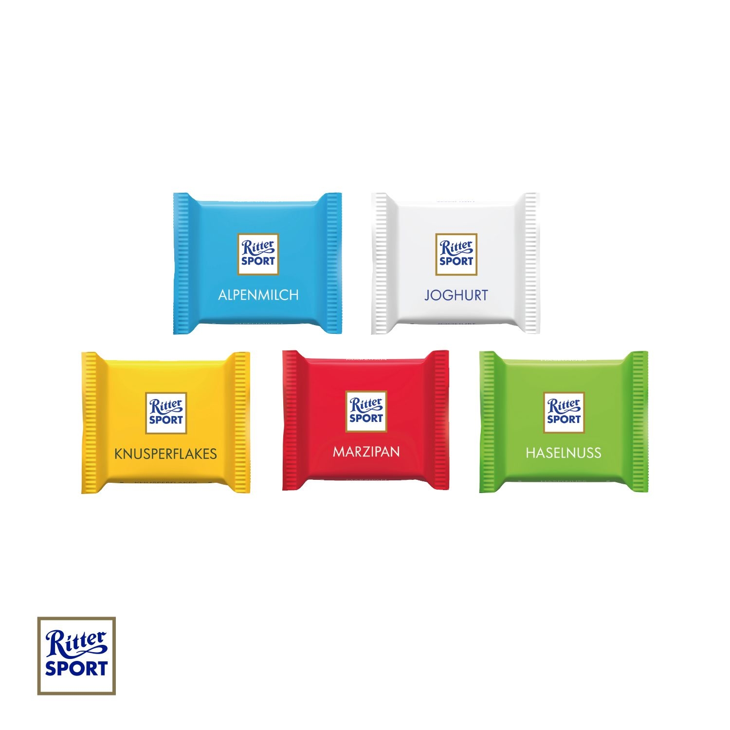 CD91322-01Grusskarte mit Ritter SPORT Schokolade_ gemischt